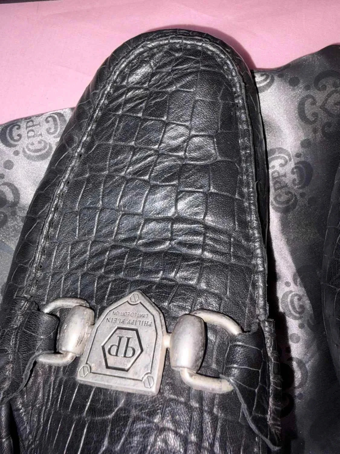 Philippe men's loafers, Philipp Plein, super condition, size 42 – photo 11